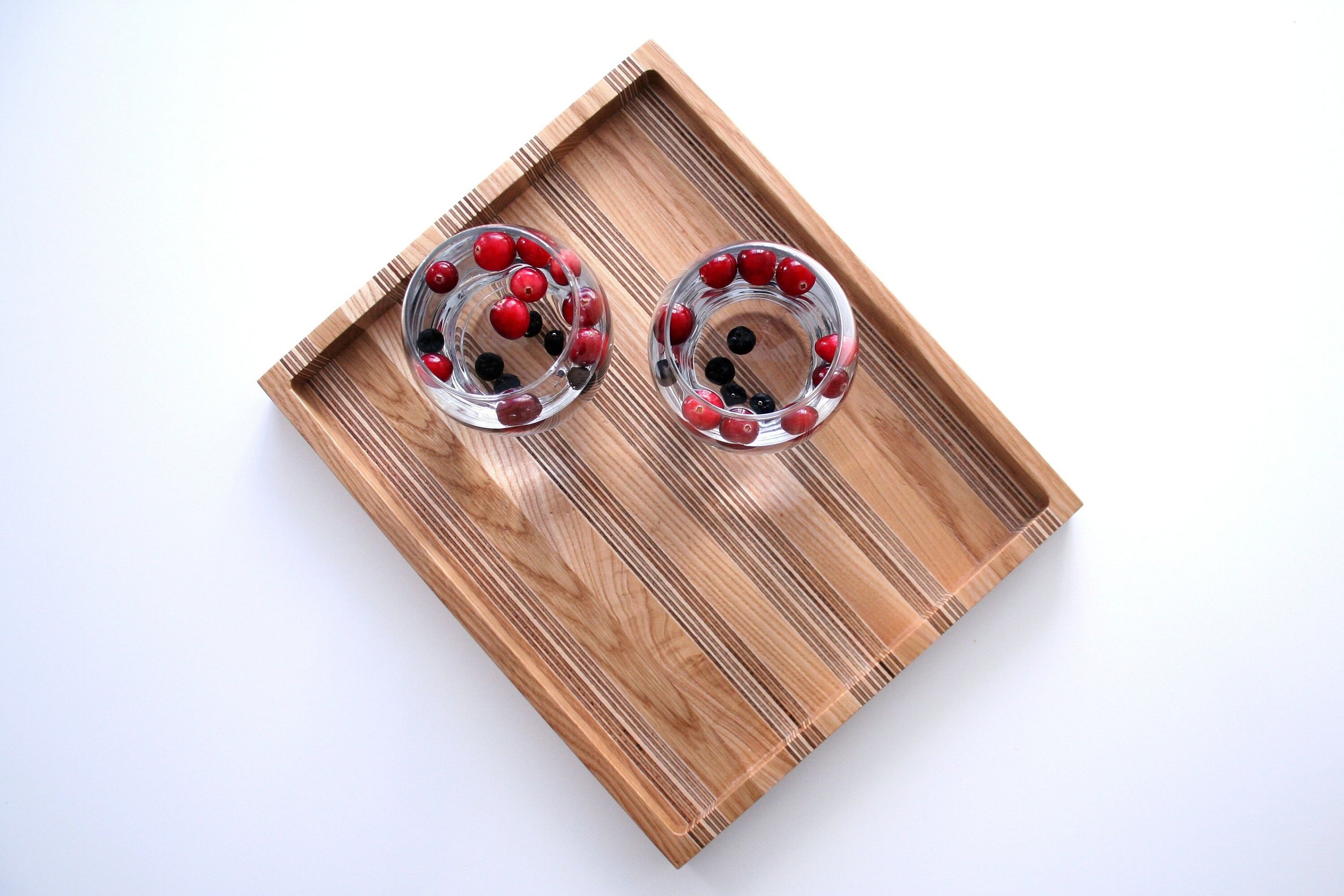 Plaque en Bois. Plateau de Service Assiette Bois.