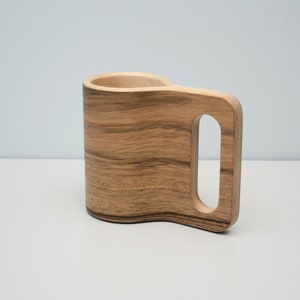 Walnut wood beer mug Wooden beer mug. Groomsman Beer Mug Design beer mug. Paldao wood