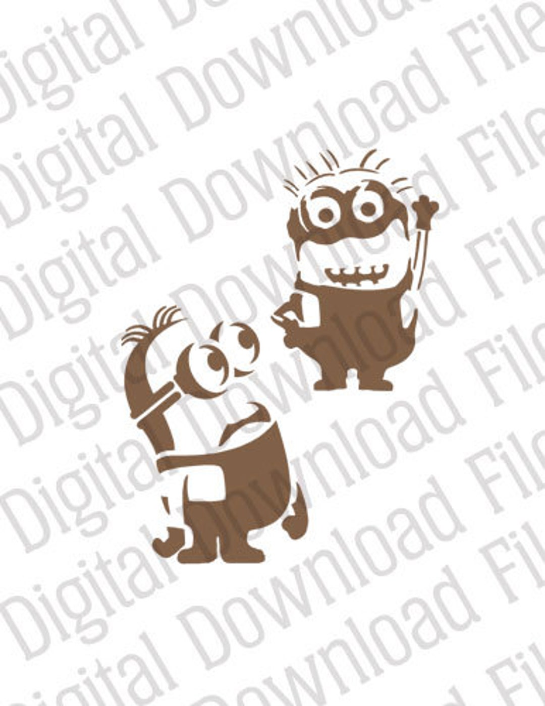 Vector Stencil Graphic DD140 Minion Style Vector DIGITAL - Etsy Vector Stencil Graphic DD140 Minion Style Vector DIGITAL - Etsy