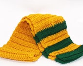 Gold & Green Cozy Neck Scarf Warmer