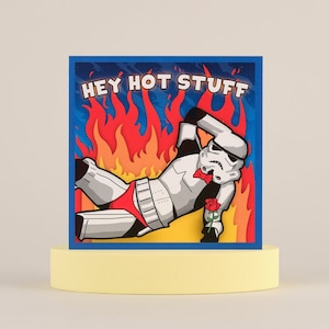 Lustige Geburtstagskarte | Die Original Stormtrooper Valentinstag Karte für Freund oder Mann | Kardologie