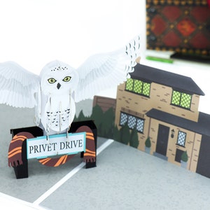 Cardology – Harry Potter Geburtstagskarte – Hedwig Pop Up Karte – offiziell lizensiertes Merchandise