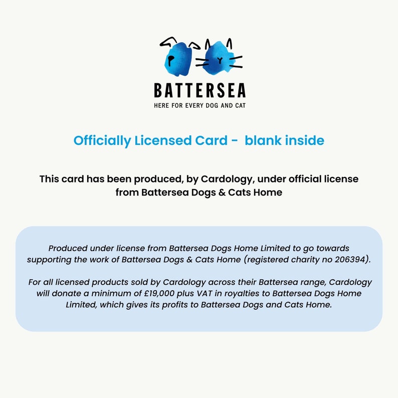 Carte pop-up Happy Birthday Cats - Carte de bienfaisance Battersea Dogs & Cats pour la maison - Sous licence officielle image 10
