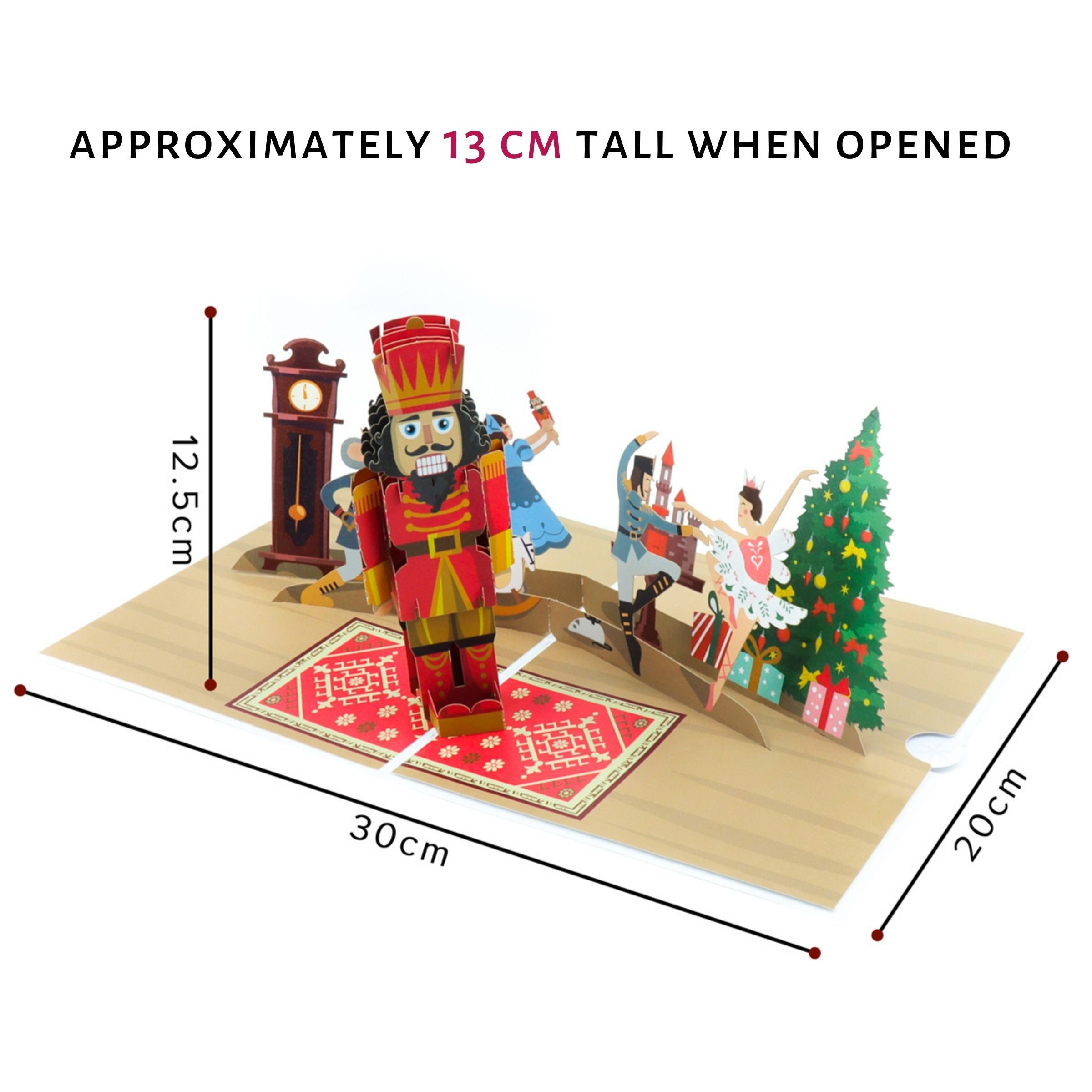The Nutcracker Pop up Christmas Card Handmade Pop up Etsy UK