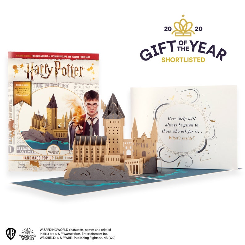 Cardology Hogwarts Castle Pop Up Card Harry Potter Birthday Card Official Merchandise image 5