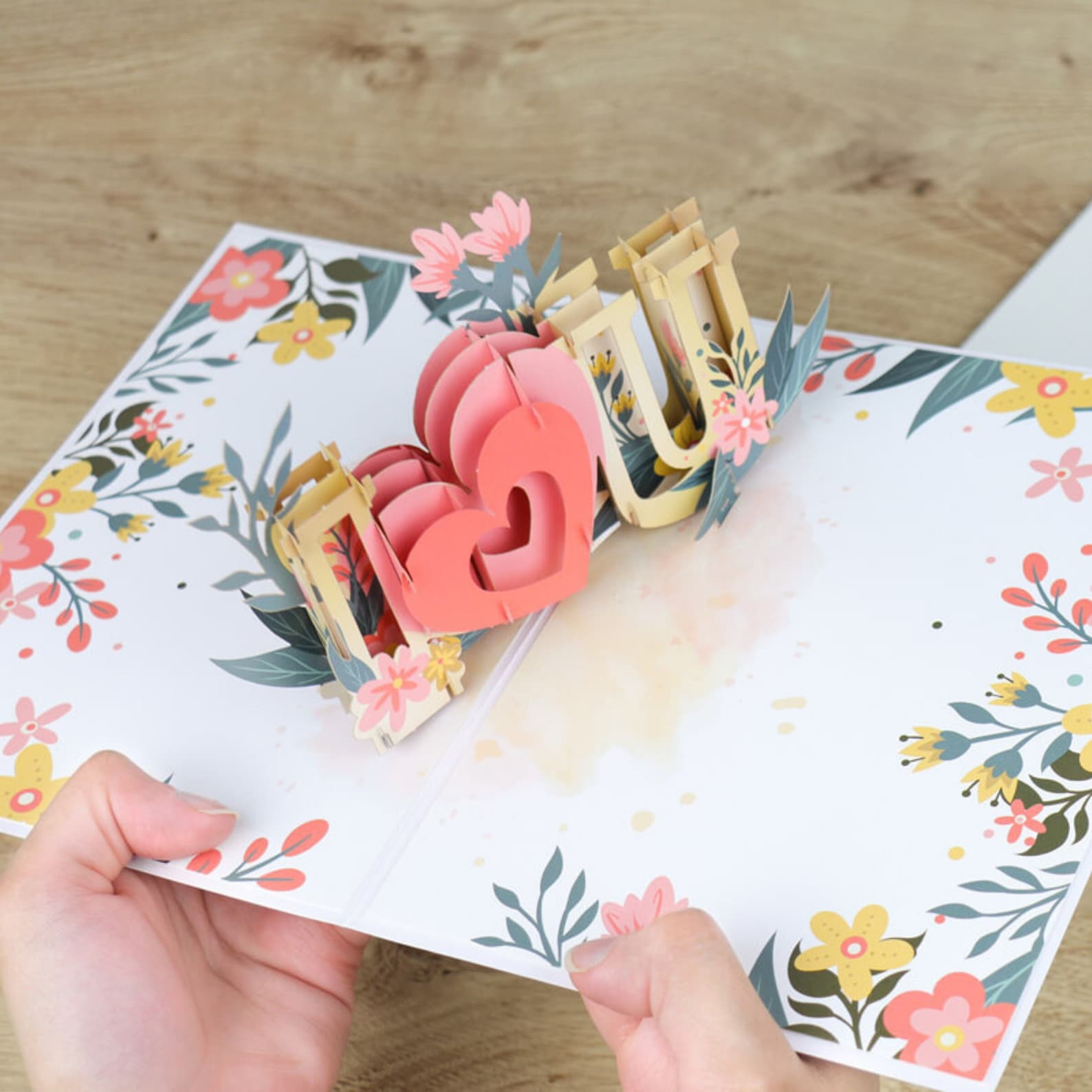 I Love You Pop up Card | 3D Valentines Day Cards, Anniversary Card ...