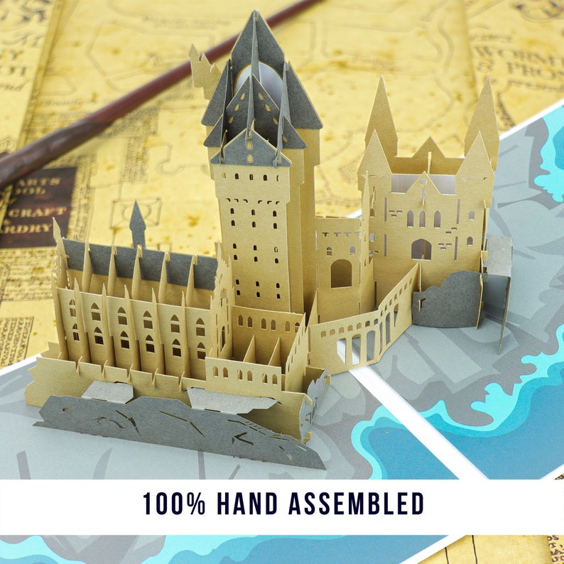 Cardology Hogwarts Castle Pop Up Card Harry Potter Birthday Card Official Merchandise image 1