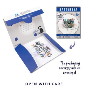Carte pop-up Happy Birthday Cats - Carte de bienfaisance Battersea Dogs & Cats pour la maison - Sous licence officielle image 8