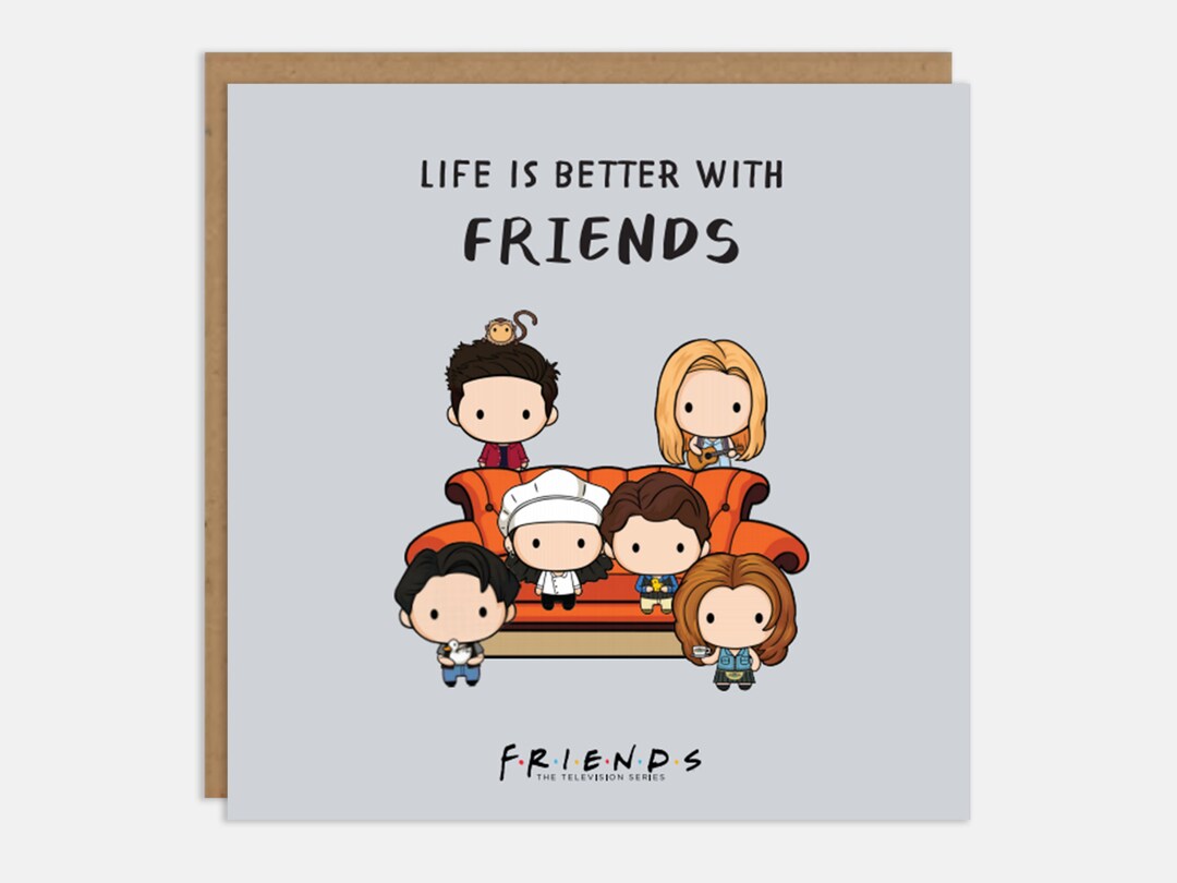 TV　Birthday　Life　Card　Etsy　Is　Better　With　Show　Friends　Friends　日本