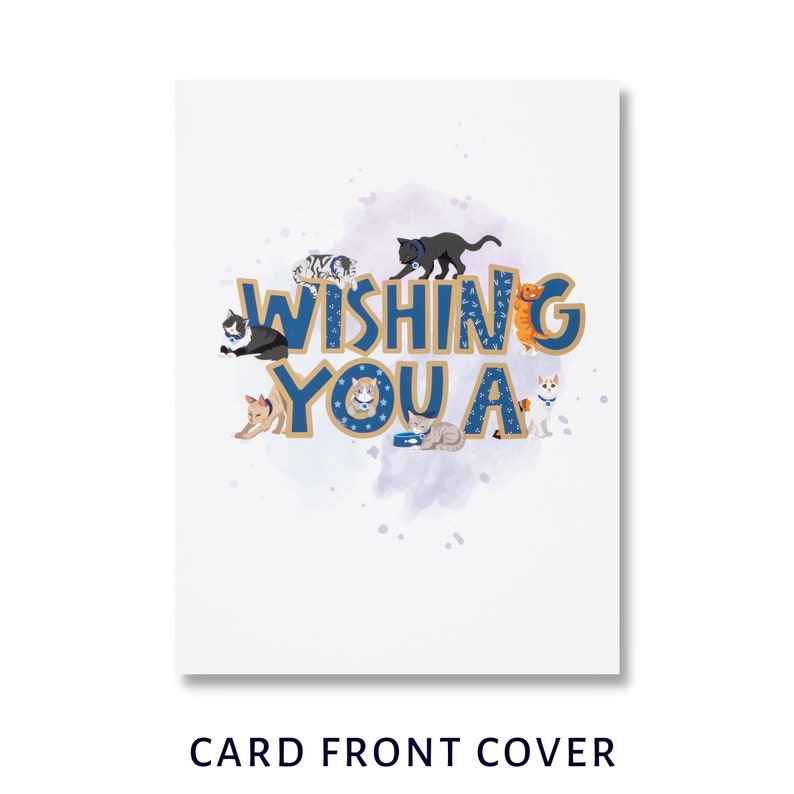 Carte pop-up Happy Birthday Cats - Carte de bienfaisance Battersea Dogs & Cats pour la maison - Sous licence officielle image 3