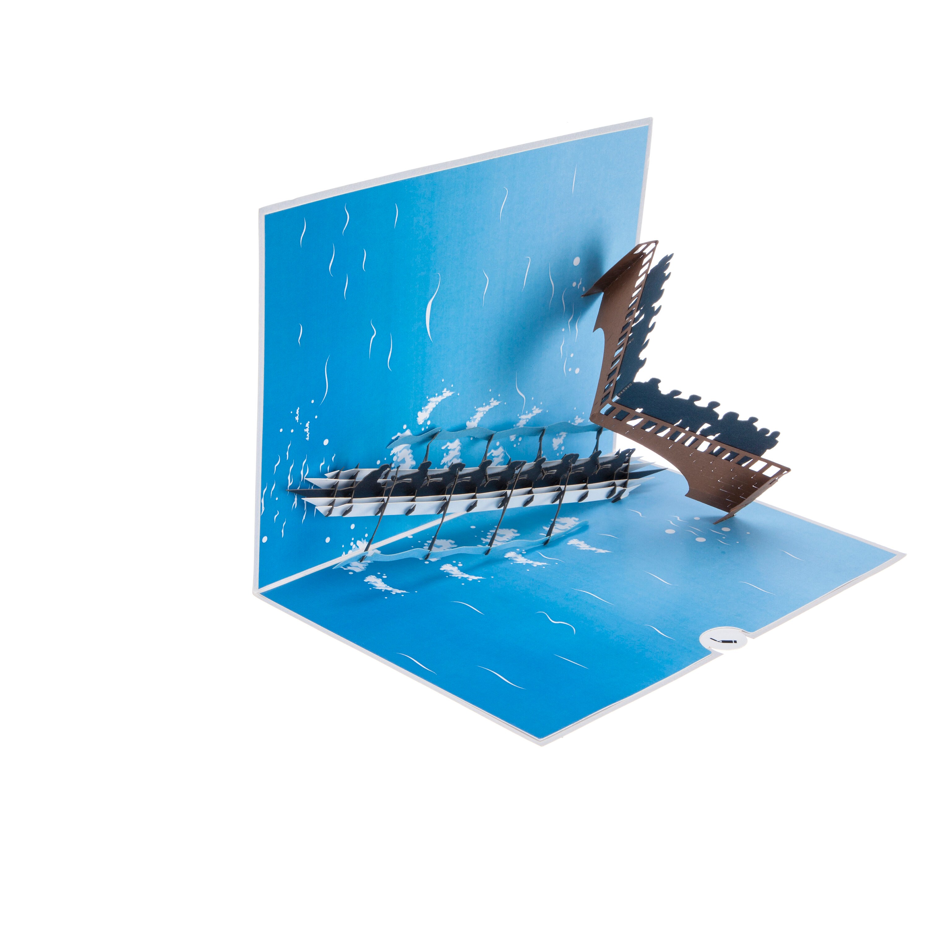 Rowing Pop up Card Rowing Eight Greeting Card Birthday Gift Etsy UK