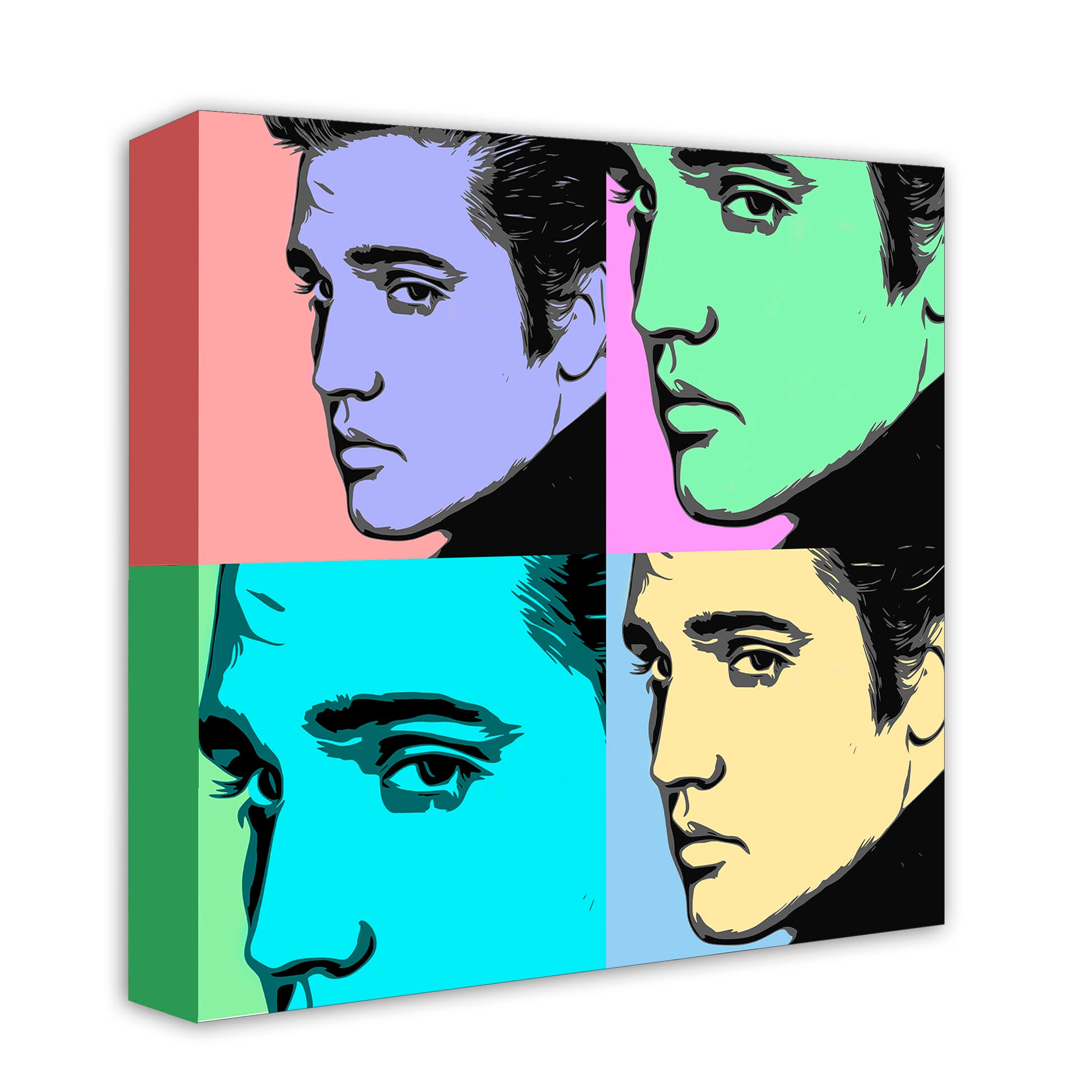 Elvis Presley Pop Art Canvas Print, Ready to Hang - Etsy