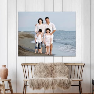 Photo to Canvas Custom Print, Your Image on Canvas Gallery Wrap, Personalized Wall Art, Photo Canvas Print All Sizes, Custom Photo Gift
