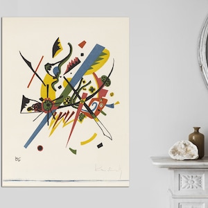Vassily Kandinsky, Color Study, Small worlds I, 1922 Canvas Print, Kandinsky Art, Kandinsky Print, Canvas Print, Kandinsky Art READY TO HANG