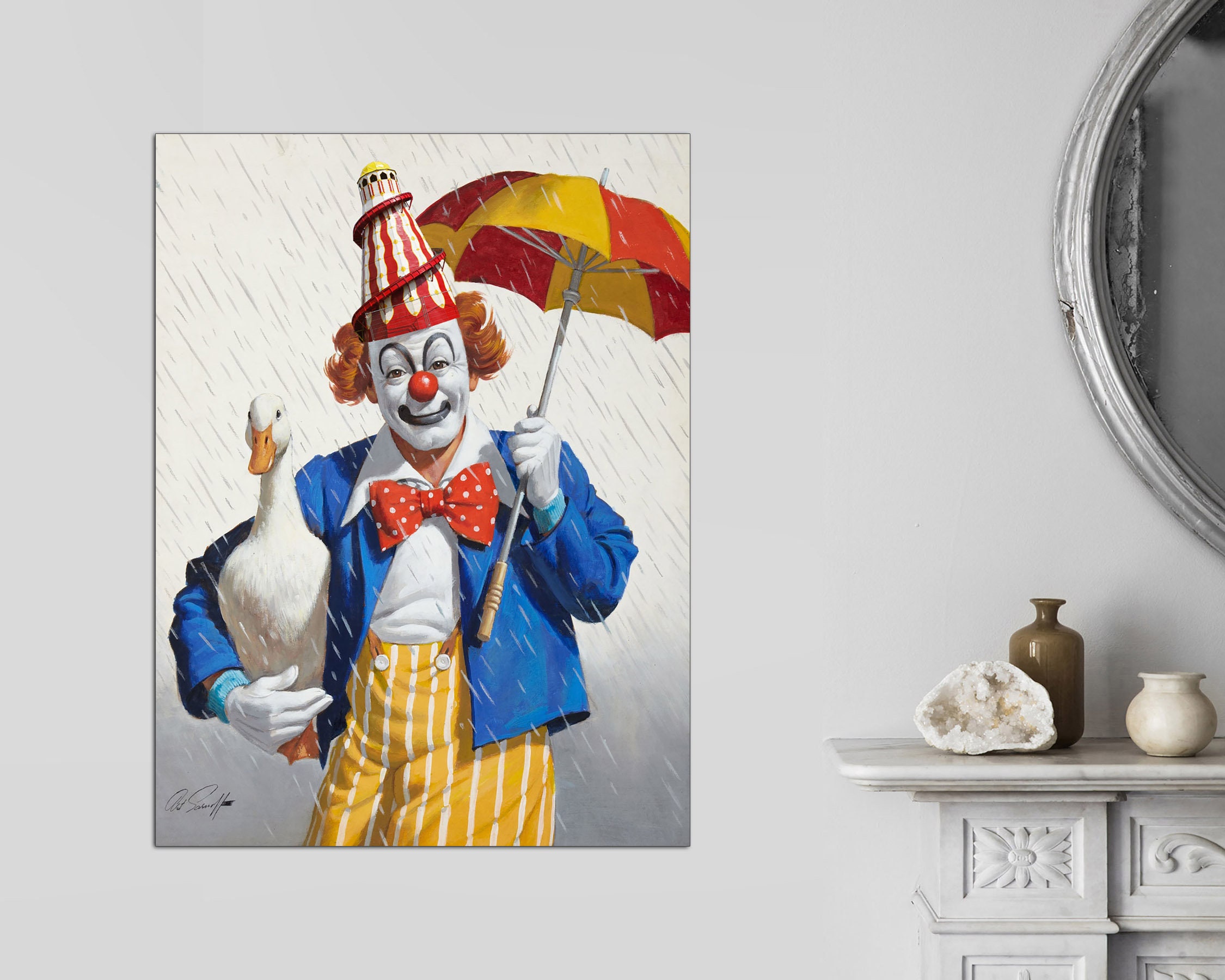 Arthur Sarnoff Clown - Etsy