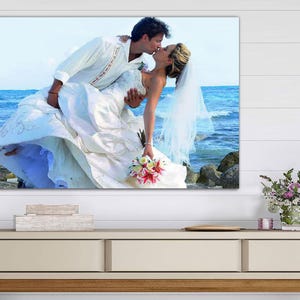 Family or ANY Photo On Canvas, Family Photo Wall Art, We Can Print Any Photo, Wedding Photos, Mothers Day Gift, CANVAS Gift Ready to Hang.