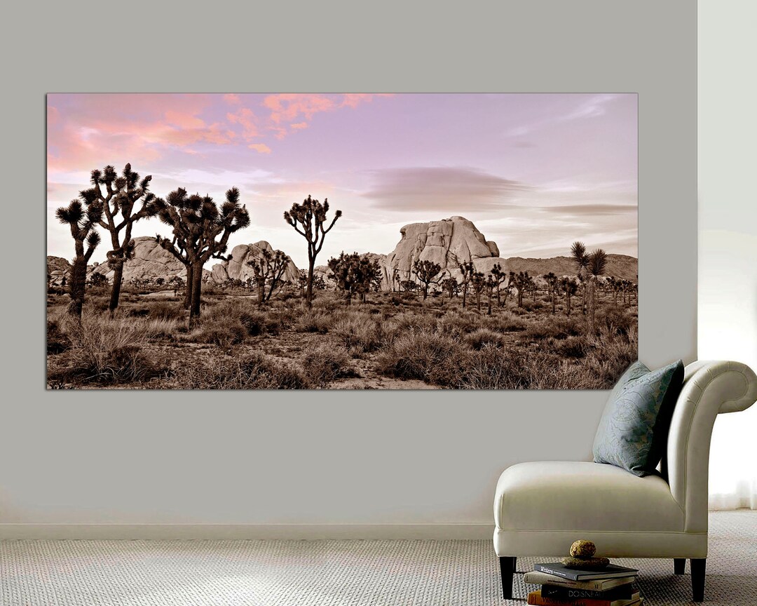 Joshua Tree Canvas Joshua Tree National Park CA Scenic Canvas Etsy