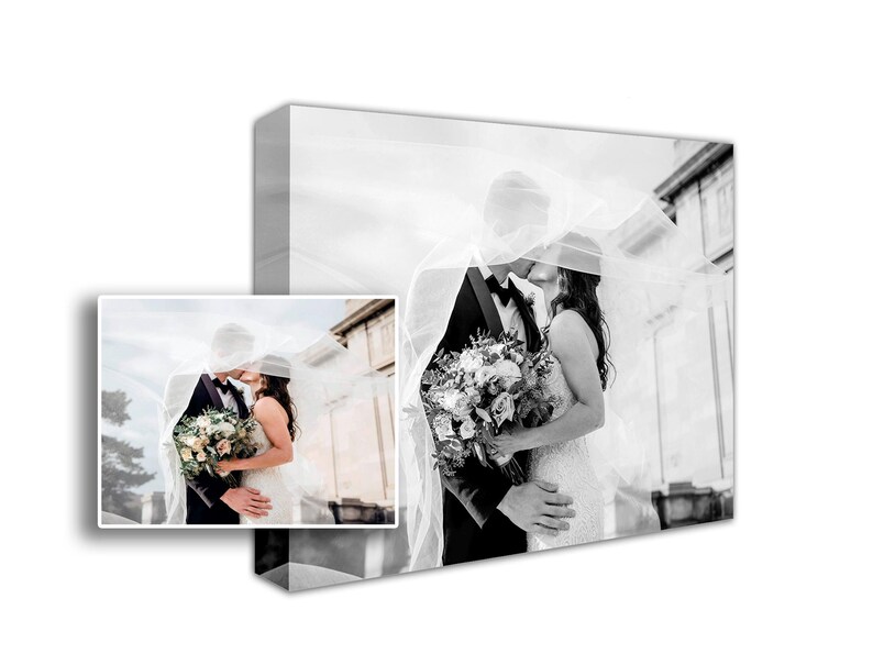 Custom Photo Canvas Print, Family Portraits, Wedding Art, Ready to Hang image 8