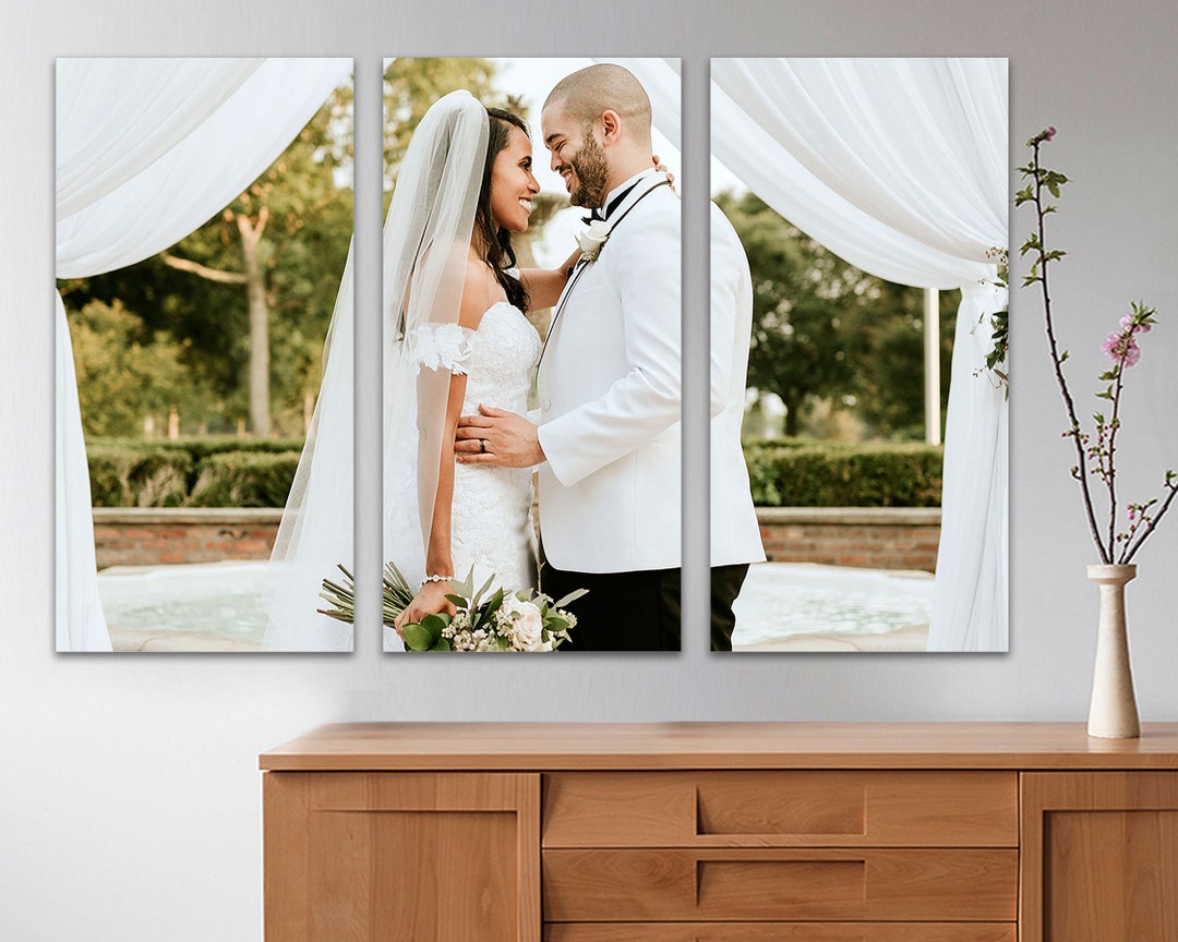 3panel Split Photo Canvas, Custom Photo Canvas,wall Art, Your Photo Into Canvas,multiple Canvas