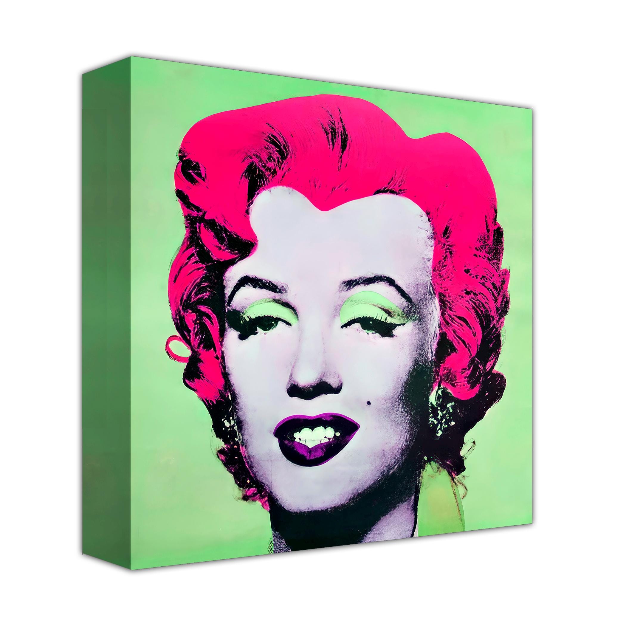 Marilyn Monroe Pop Art, Andy Warhol Style, Ready to Hang Canvas Print ...