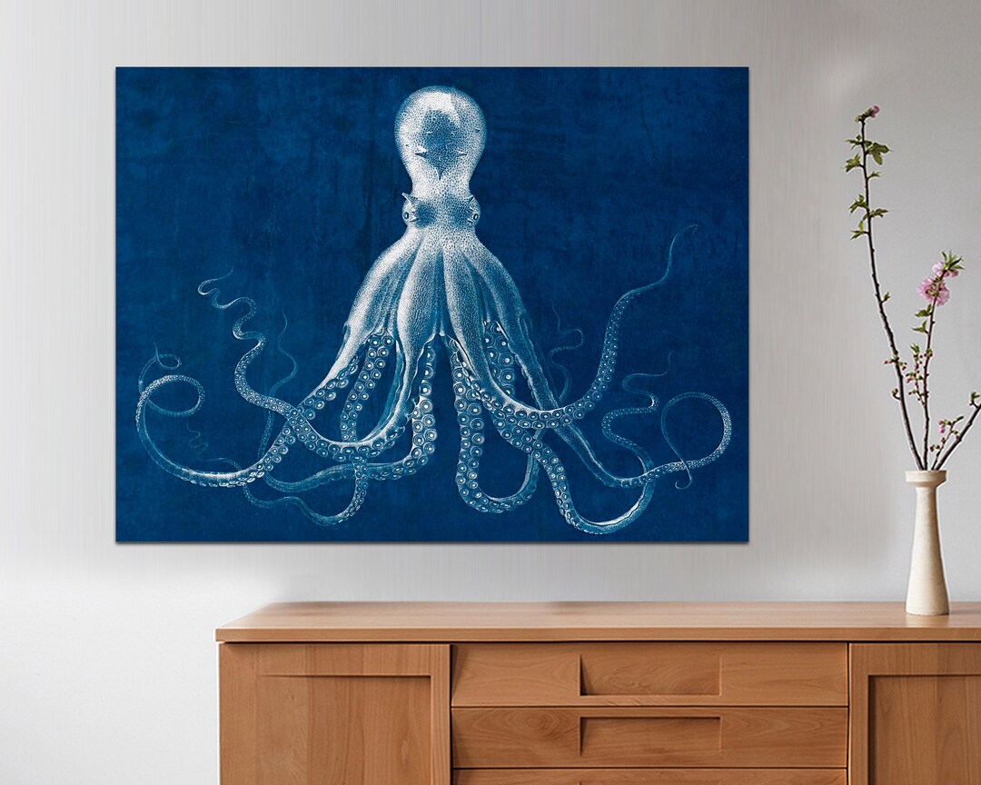 Octopus Canvas Poster, Octopus Art Print, Lord Bodner's Octopus, Lord