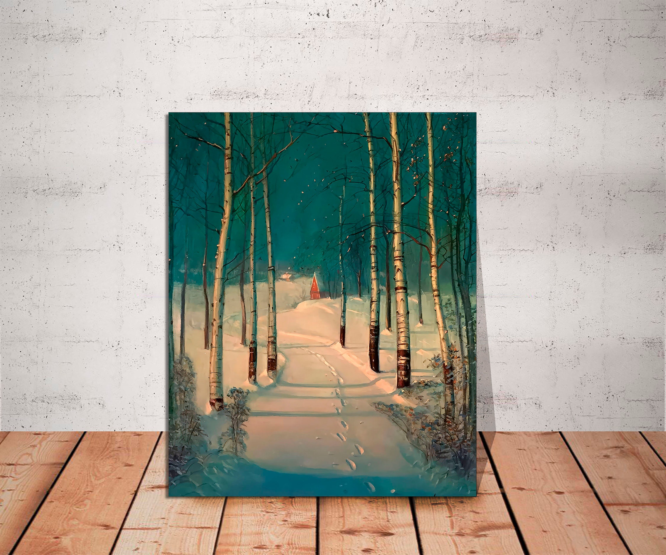 絵画 In the midst of winter Capturing the Beauty and Terror of Winter - by Nicole Miras
