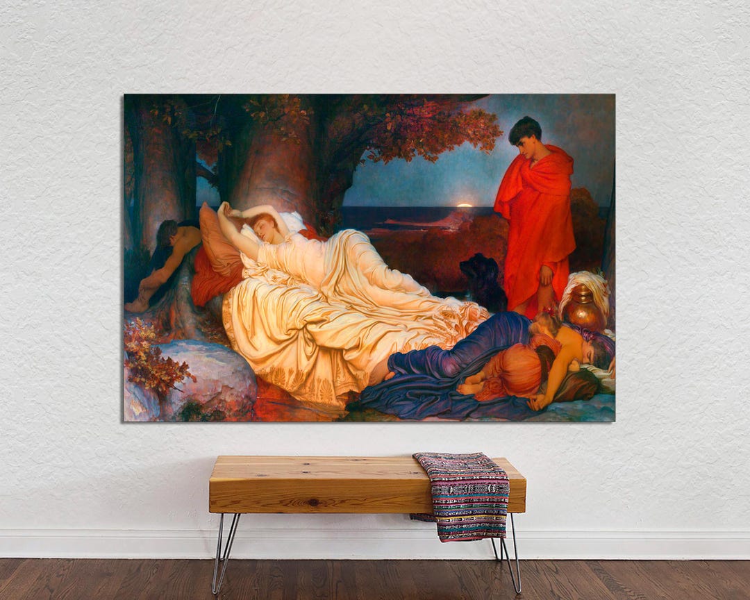 Cymon and Iphigenia Art Print - Vintage Canvas Wall Art - Etsy