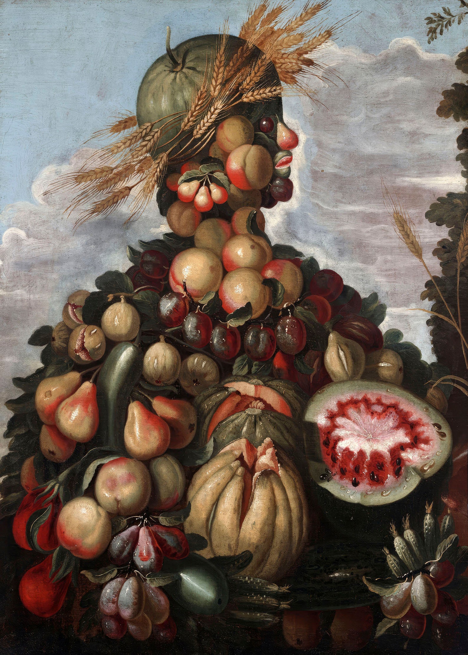 Giuseppe Arcimboldo Spring Portrait Canvas Print, Ready to Hang - Etsy