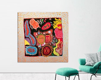 Yayoi Kusama 'my Eternal Soul' Canvas Print – Japanese Abstract