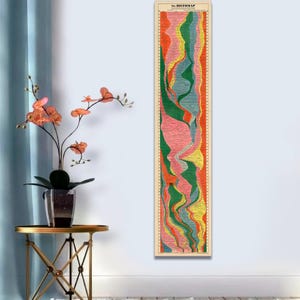 May include: A colorful vintage style historical timeline poster with the title "The Histomap" printed at the top. The poster features a timeline of historical events with different colored bands representing different periods of history.