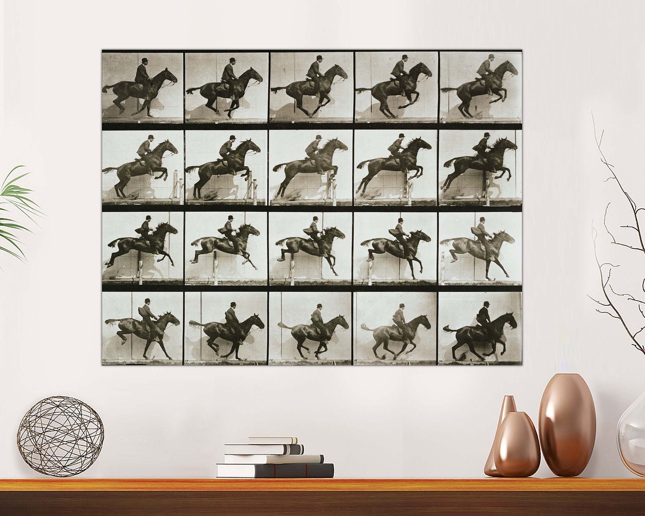 Eadweard Muybridge Motion Study Art, Horse Walking From Animal