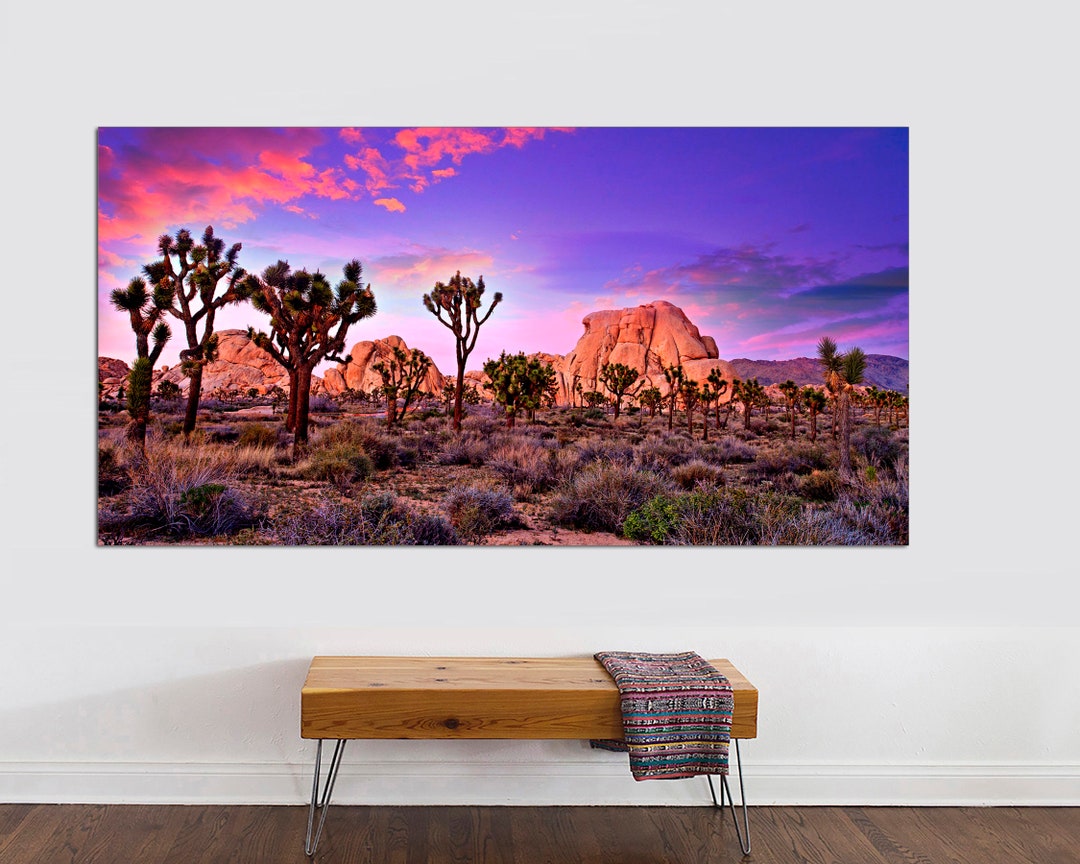 Joshua Tree Canvas Joshua Tree National Park CA Scenic Canvas Etsy