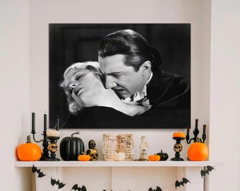 Bela Lugosi Dracula Canvas Art, Classic Horror Movie Poster