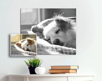Custom Photo Canvas Print, Family Portrait, Ready to Hang