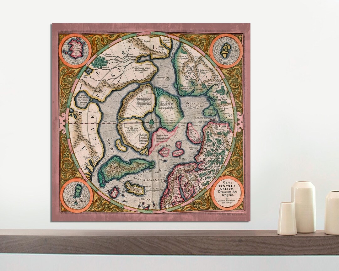 額装品　西洋古地図　17世紀　G.MERCATOR 「Waldeck」美品 il_1080xN.6325795963_ntft.jpg