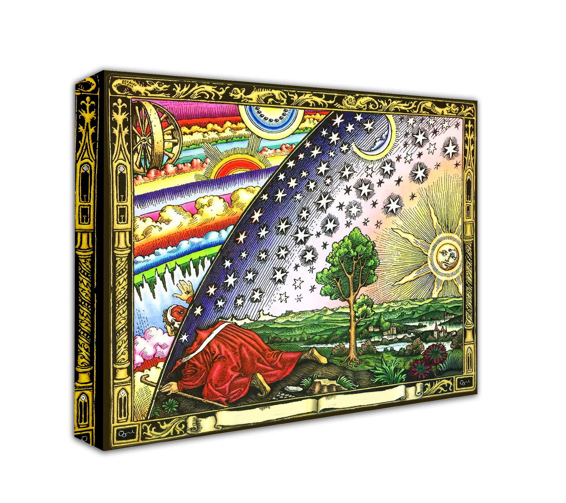 Flammarion Gravure Canvas Print, Cosmos Wall Art, Ready to Hang - Etsy