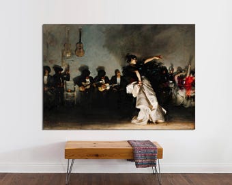 El Jaleo Canvas Giclee Print – John Singer Sargent, Arte Flamenco