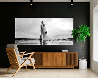Custom Panoramic Canvas Print, Large Photo Giclée, Ready to Hang