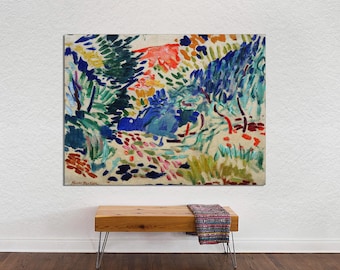 Henri Matisse, Landscape at Collioure, Large Art Canvas, Matisse Canvas Print, Matisse Wall Decor, Matisse Landscape on CANVAS Ready to Hang