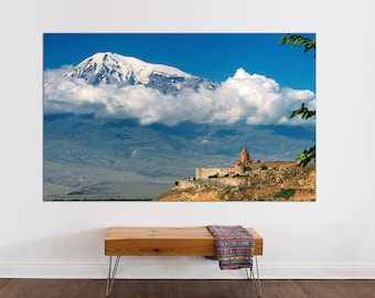 Khor Virap Monastery, Mount Ararat, Armenian Canvas Print