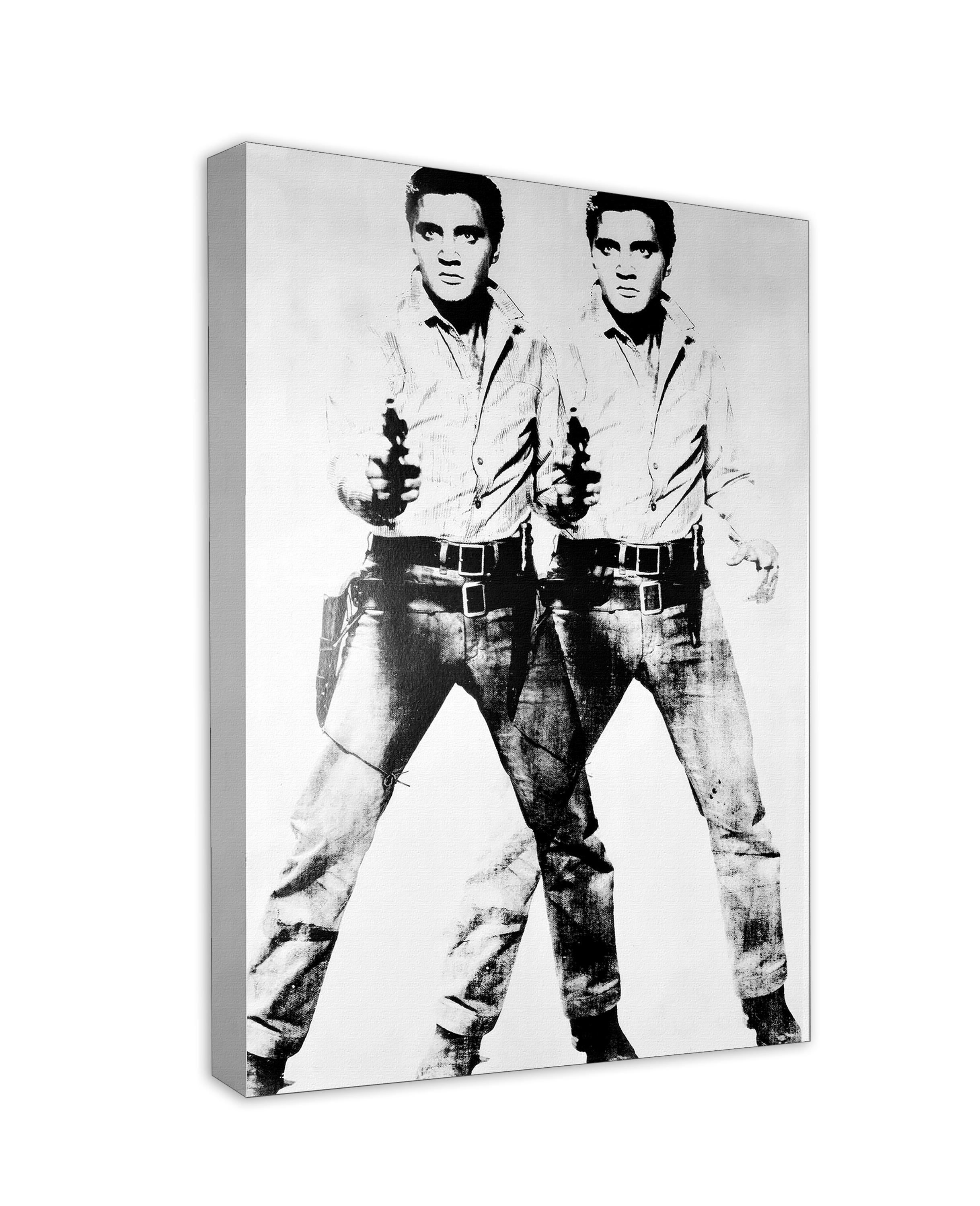 Double Elvis by Andy Warhol Canvas Print, Vintage Pop Art, Ready