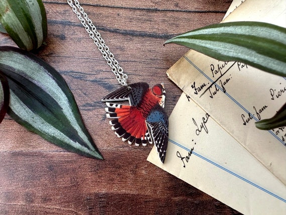 Etsy bird deals necklace