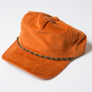 Blowfish Designs Corduroy Retro Custom Made 5 panel Hat Adult Salmon Color