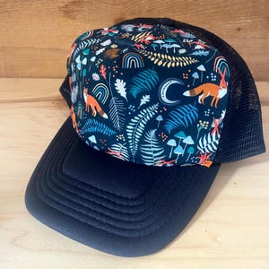 Forest Friends Kids Snapback Blowfish Designs Kids Trucker Hat