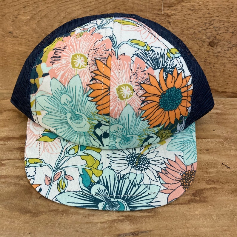 Tropic Flare Baby Trucker Hat Blowfish Designs image 2