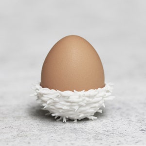 3D Printed Bird's Nest egg cup image 1