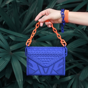 REUSABLE Futuristic 3D Printed Perforated Bag