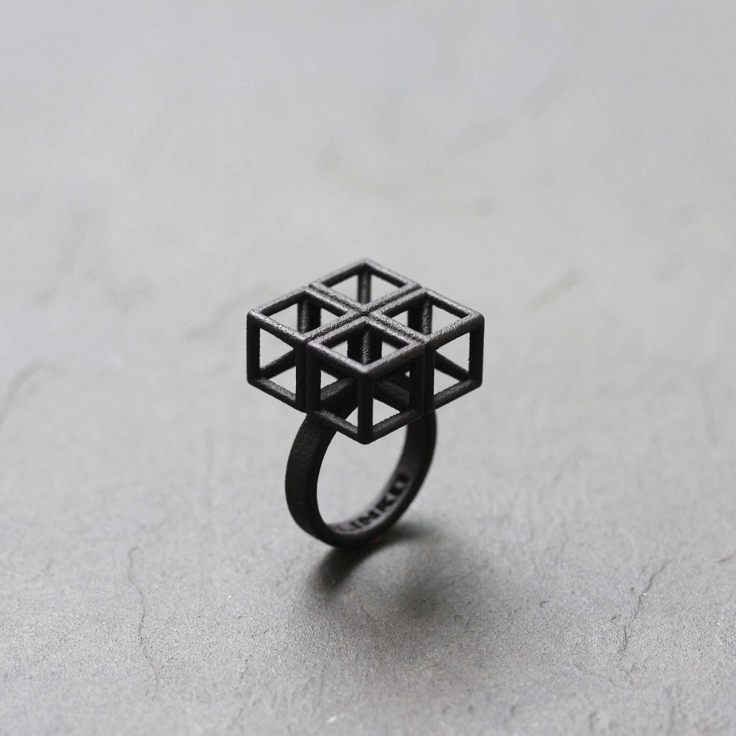 Square Puzzle 3d Printed Ring