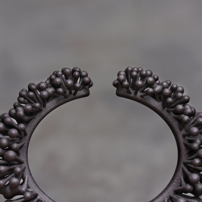 3D Printed Black Berry Bracelet image 3