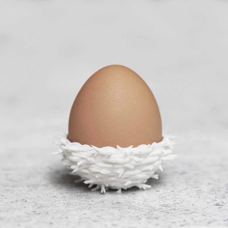 3D Printed Bird's Nest egg cup image 1